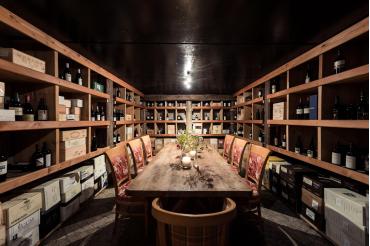 The wine cellar
