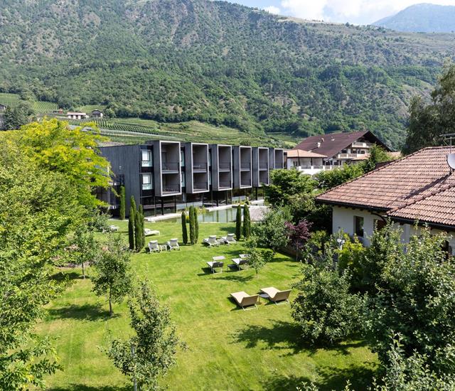 Vista sull'hotel