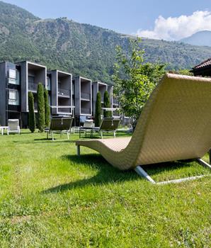 Blick aufs Hotel Sand
