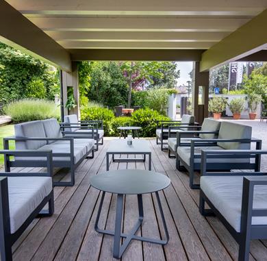 Lounge giardino Hotel Sand
