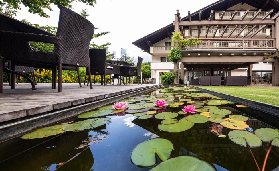 Pond with water lilies