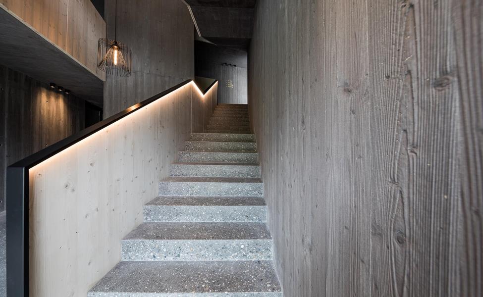 A modern stairway