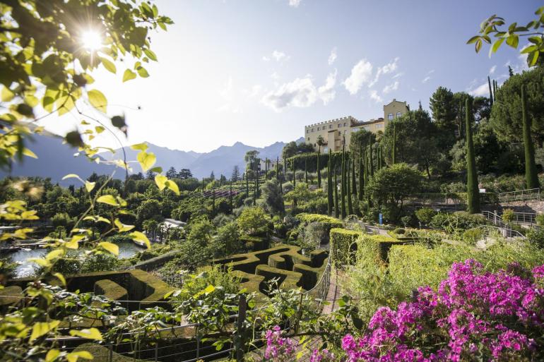 The gardens of Trauttmannsdorff Castle