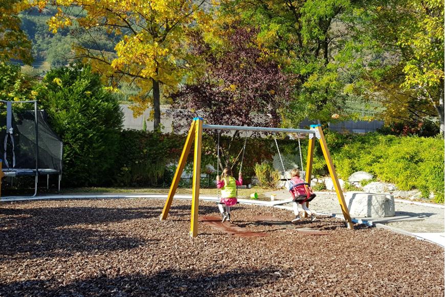 Kids on the swings