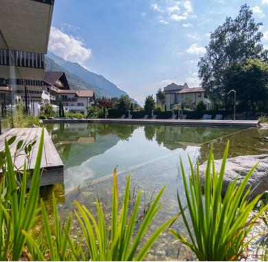 Natural pond Hotel Sand