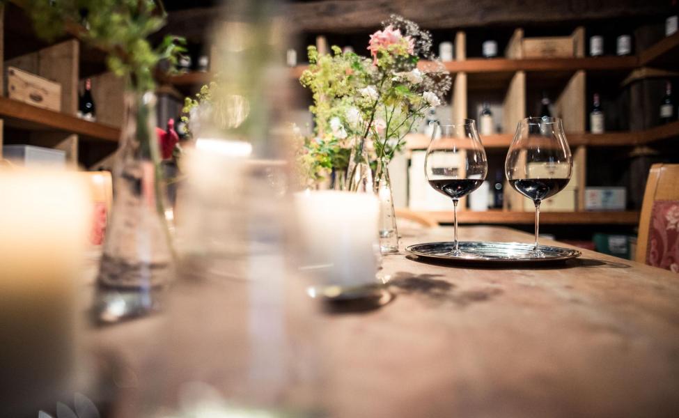 Nella cantina dei vini