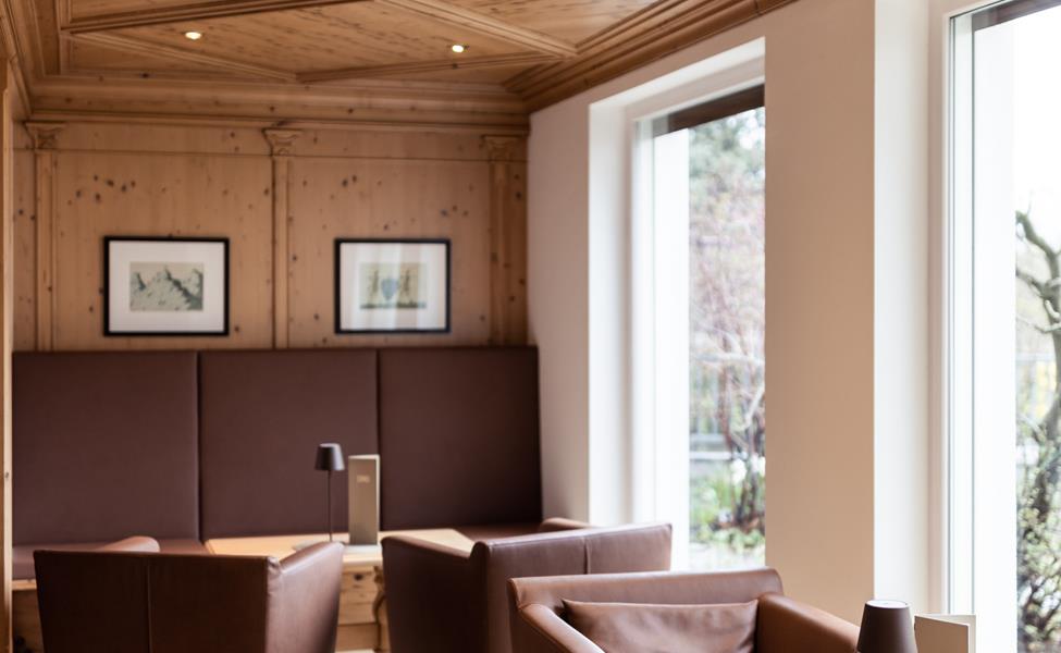 Tables and armchairs