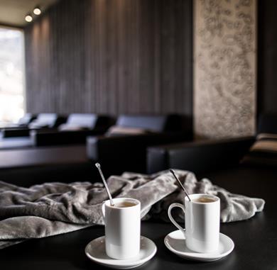 In una delle sale relax